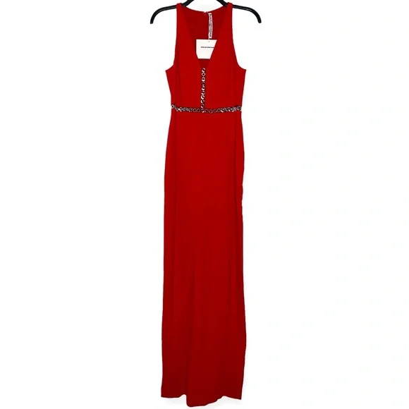 Alexander Wang Racerback Column Dress w/ Grommet Trim, NWT